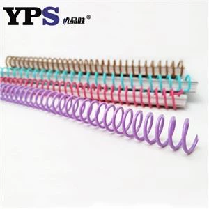 12.7 mm (1/2 انچ) لیوینڈر پالتو پلاسٹک کی کتاب پابند کنڈلی